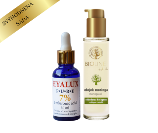 Sada Hyalux 7% a Moringa olej
